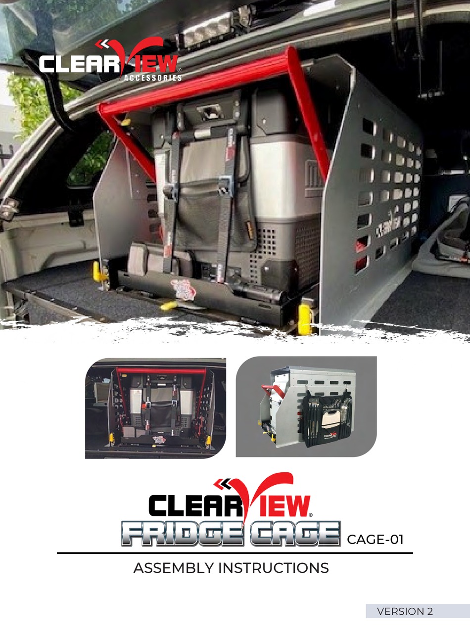 CLEARVIEW FRIDGE CAGE CAGE01 ASSEMBLY INSTRUCTIONS MANUAL Pdf Download