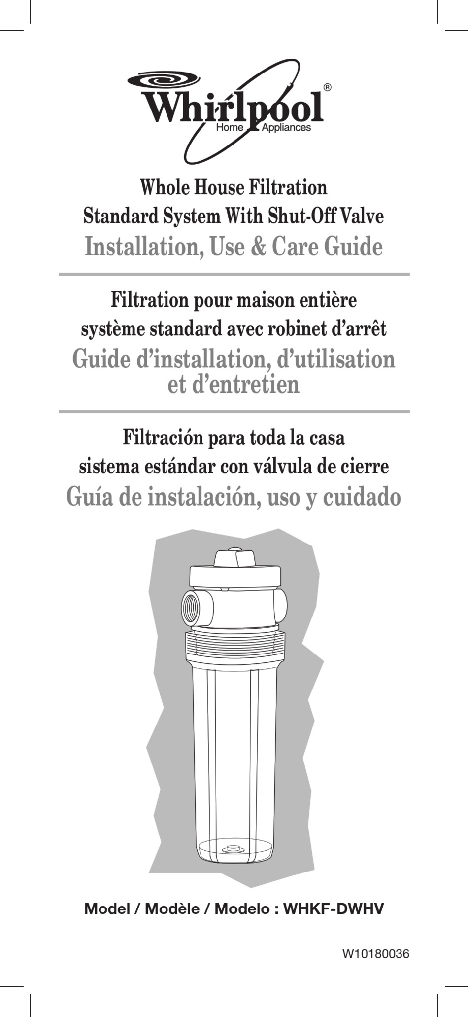 WHIRLPOOL WHKFDWHV INSTALLATION, USE AND CARE MANUAL Pdf Download