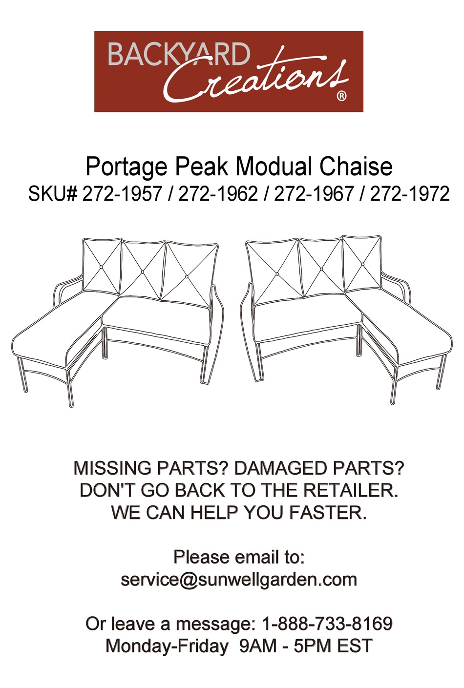 BACKYARD CREATIONS PORTAGE PEAK 2721957 MANUAL Pdf Download ManualsLib