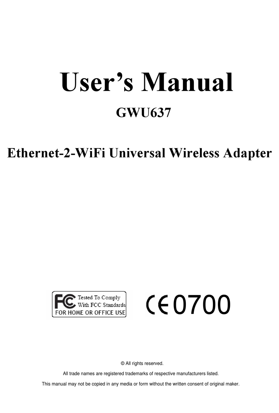 IOGEAR GWU637 USER MANUAL Pdf Download ManualsLib