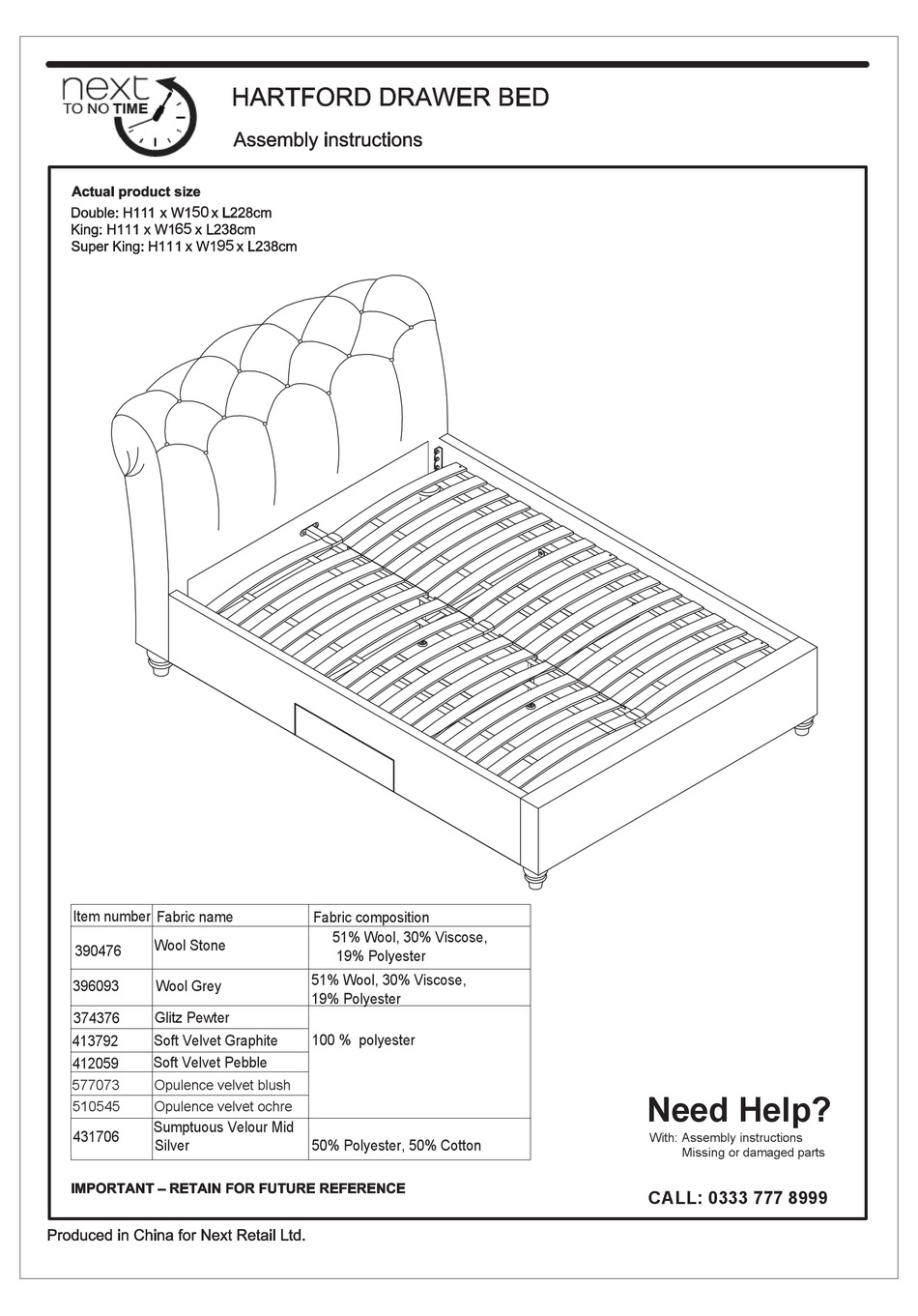 NEXT HARTFORD 390476 ASSEMBLY INSTRUCTIONS MANUAL Pdf Download ManualsLib