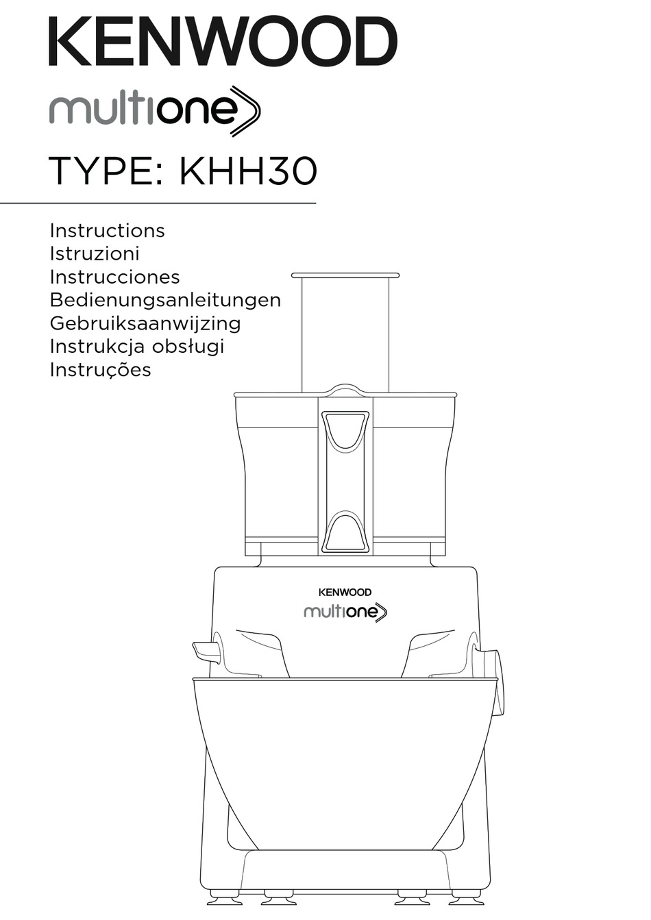 KENWOOD MULTIONE KHH300 INSTRUCTIONS MANUAL Pdf Download ManualsLib