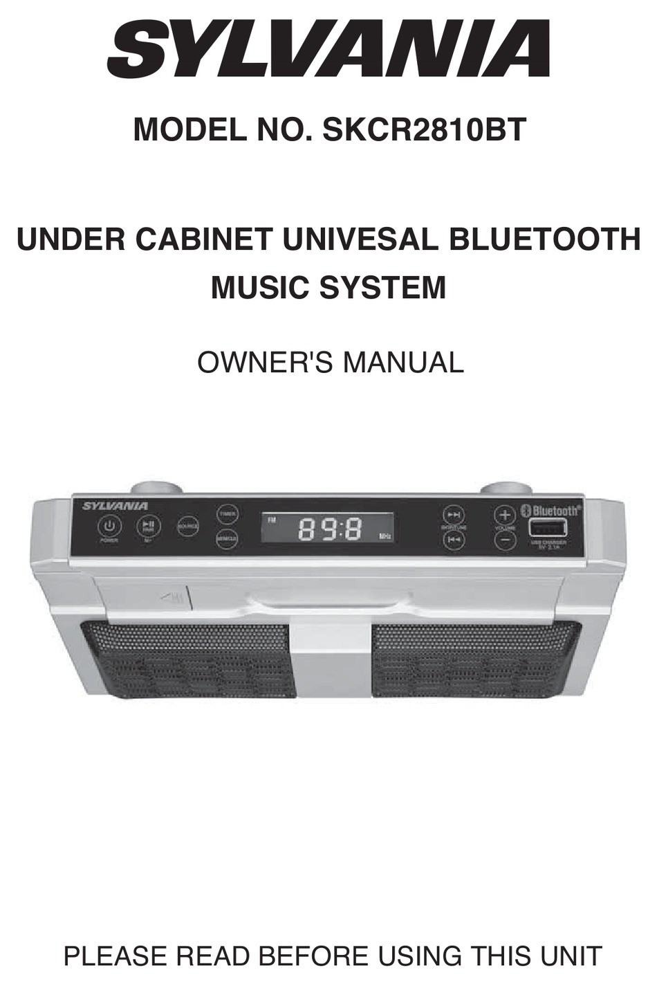 SYLVANIA SKCR2810B OWNER'S MANUAL Pdf Download ManualsLib