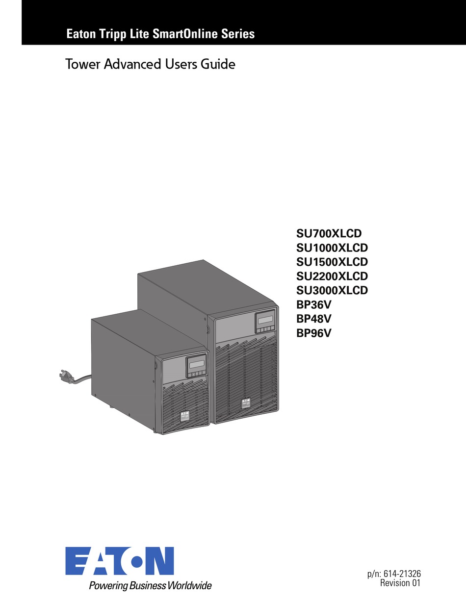 EATON SU700XLCD USER MANUAL Pdf Download ManualsLib
