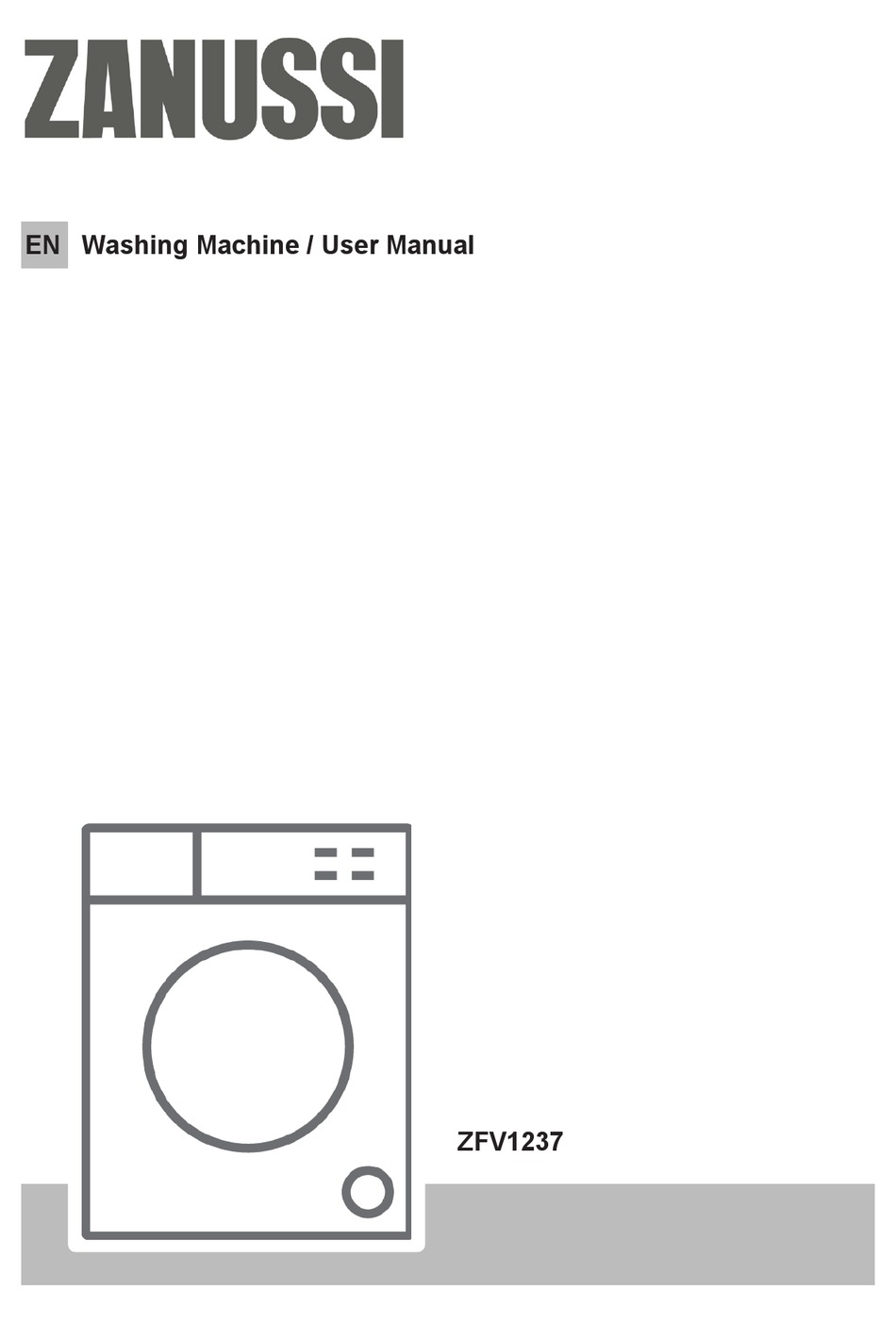 ZANUSSI ZFV1237 USER MANUAL Pdf Download ManualsLib
