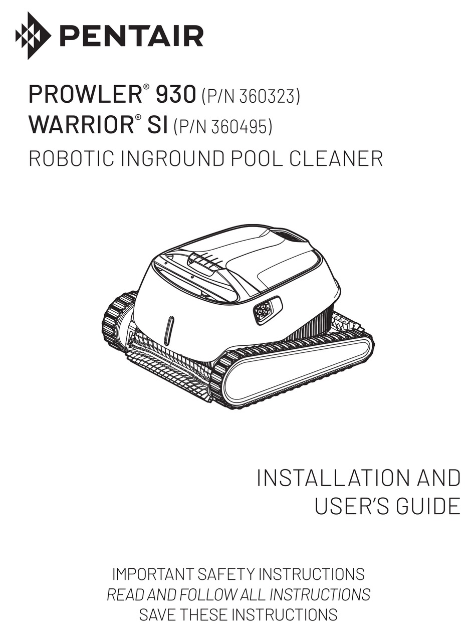 PENTAIR WARRIOR SI INSTALLATION AND USER MANUAL Pdf Download ManualsLib