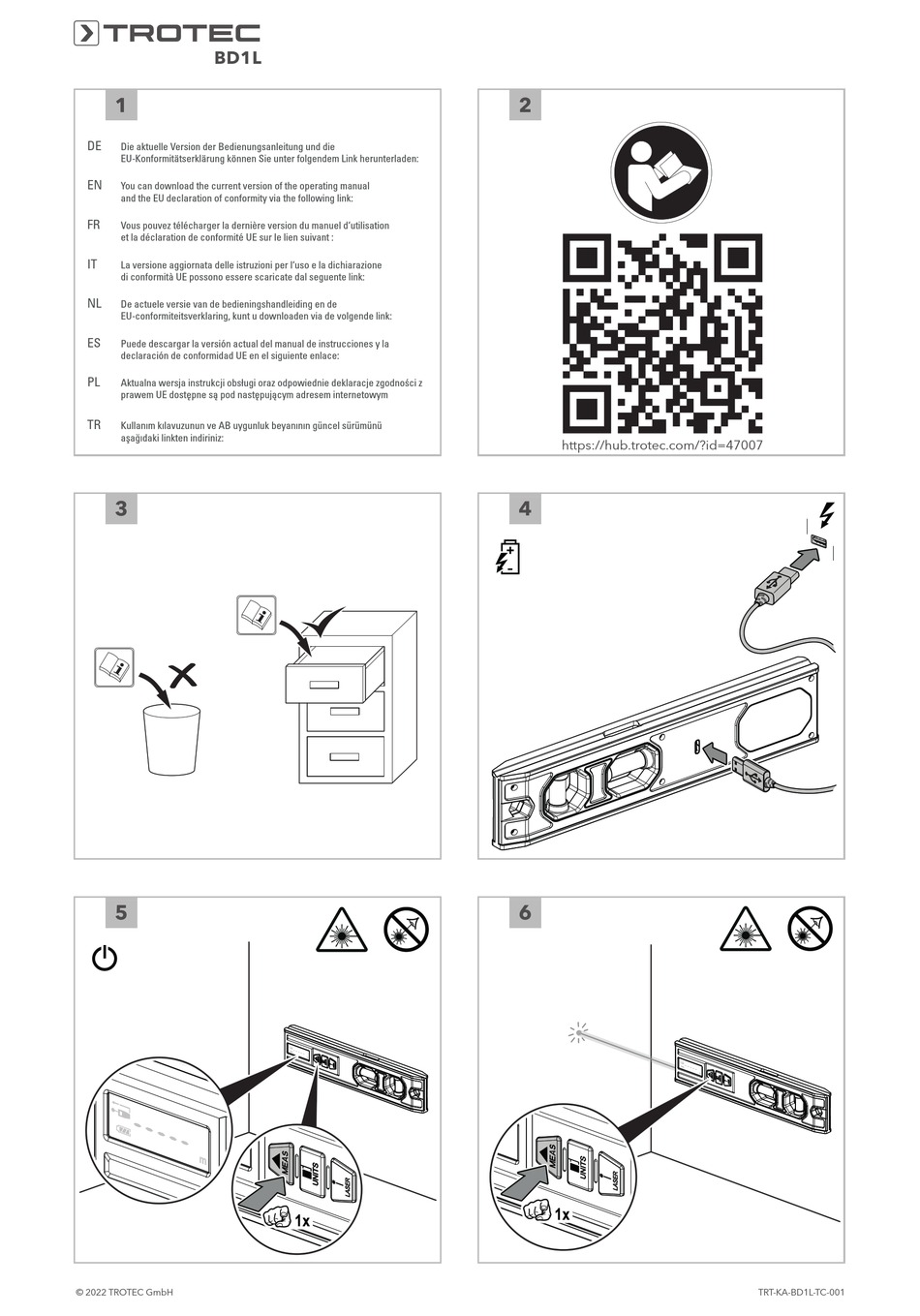 TROTEC BD1L MANUAL Pdf Download | ManualsLib