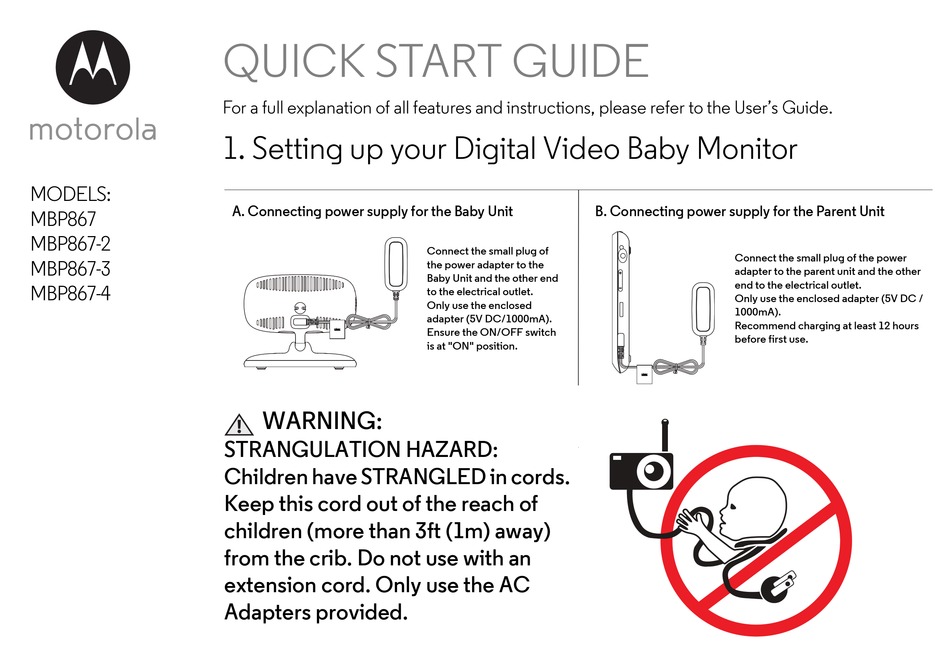 MOTOROLA MBP867-2 QUICK START MANUAL Pdf Download | ManualsLib