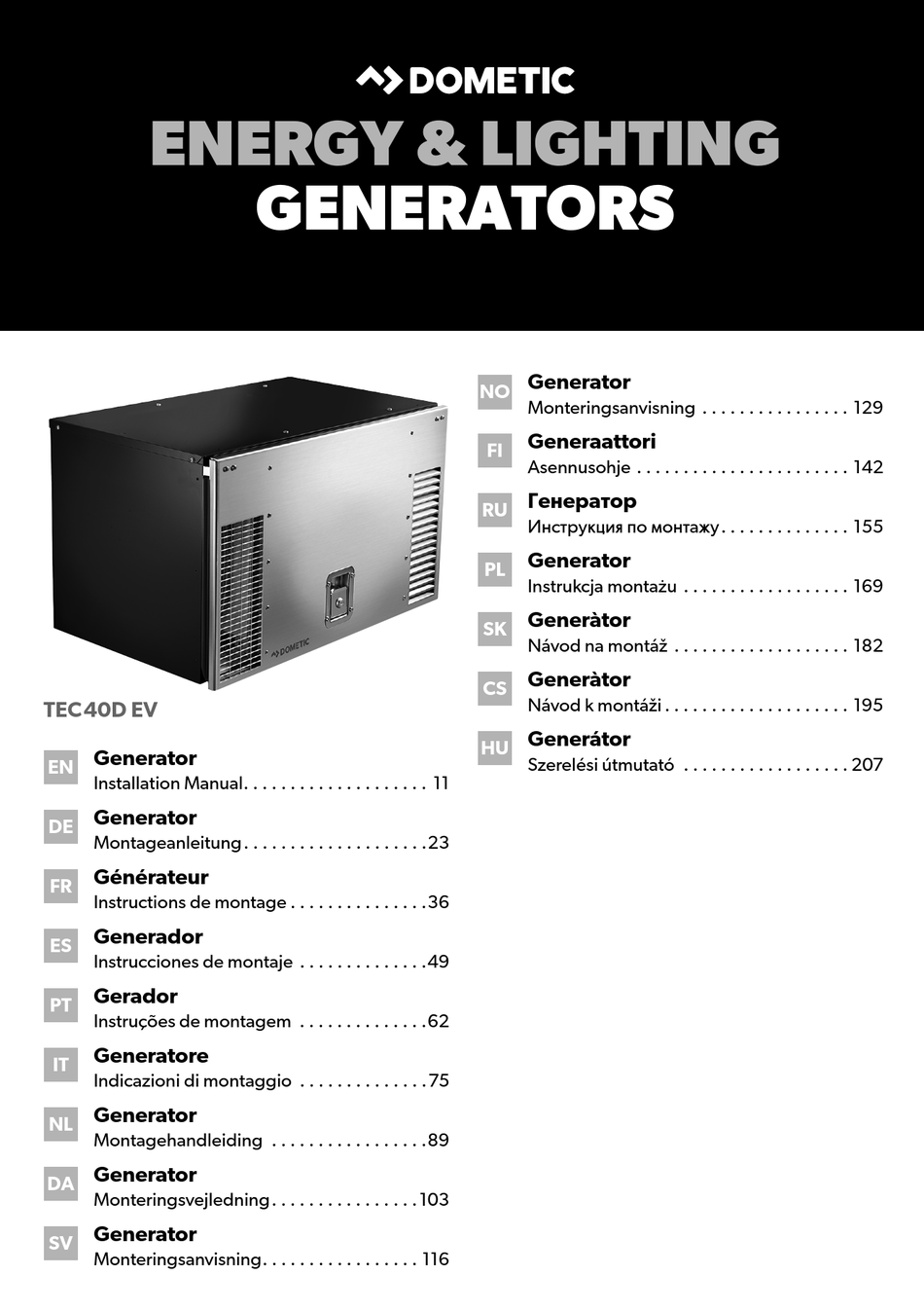 DOMETIC 9102900295 INSTALLATION MANUAL Pdf Download | ManualsLib