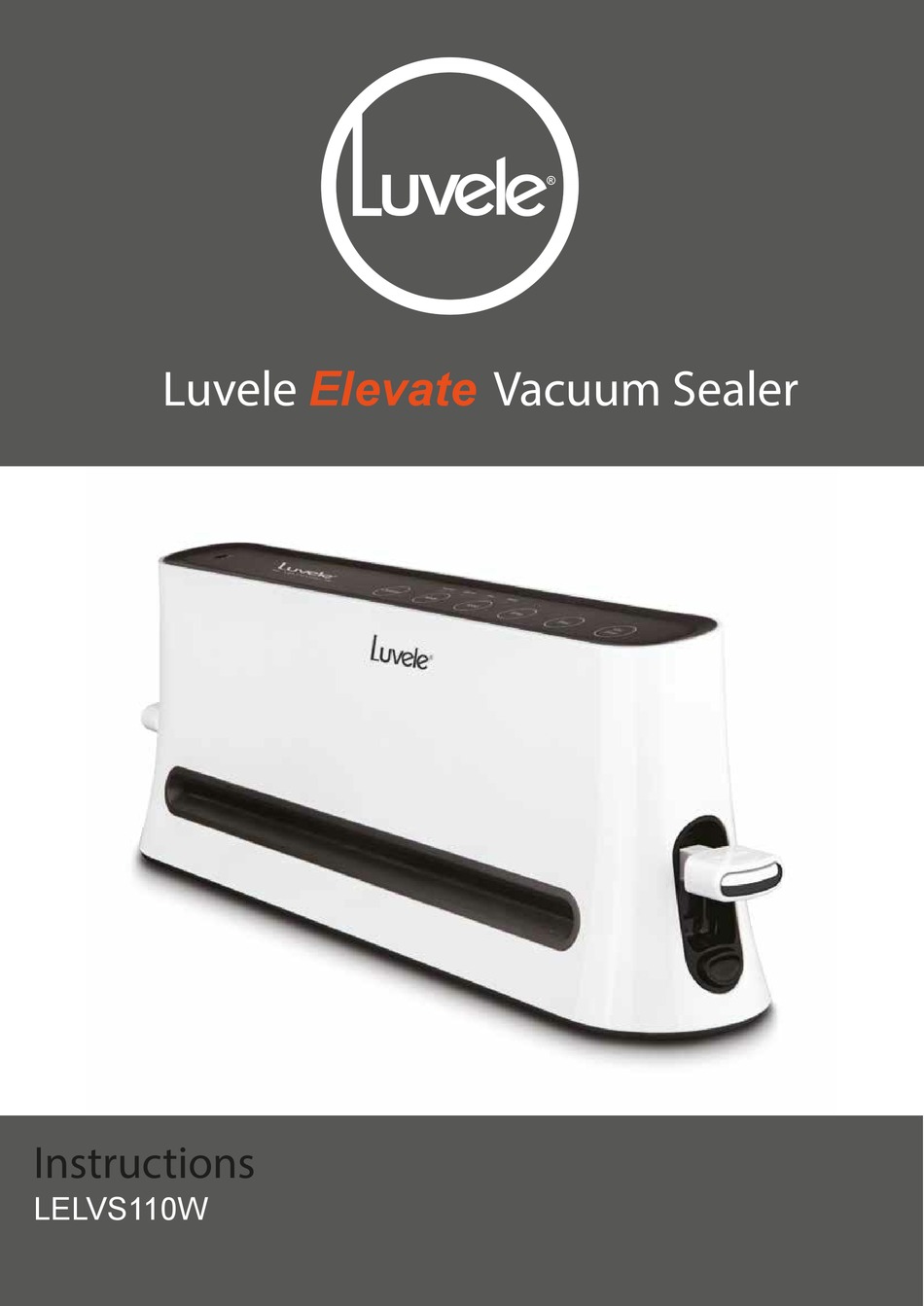 LUVELE ELEVATE LELVS110W INSTRUCTIONS MANUAL Pdf Download ManualsLib