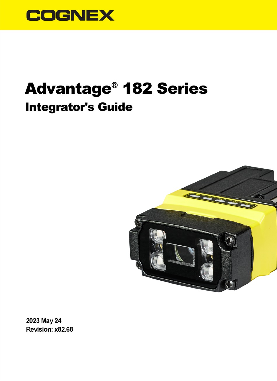 Cognex Advantage 182 Series Integrator Manual Pdf Download 