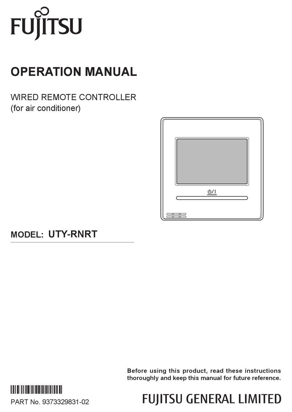FUJITSU UTYRNRT OPERATION MANUAL Pdf Download ManualsLib