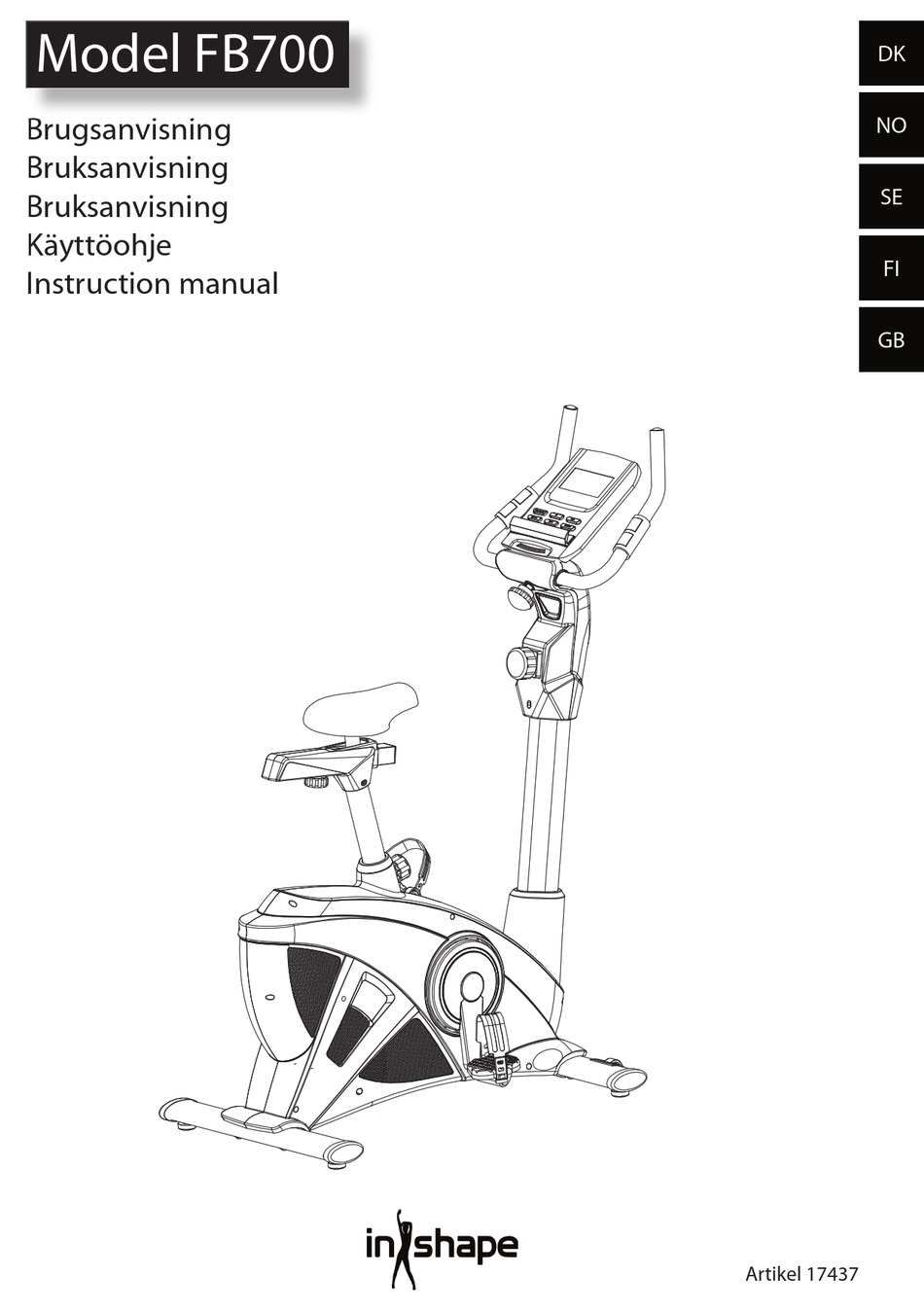 INSHAPE FB700 INSTRUCTION MANUAL Pdf Download ManualsLib