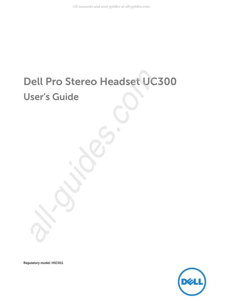 DELL HSC011 USER MANUAL Pdf Download ManualsLib