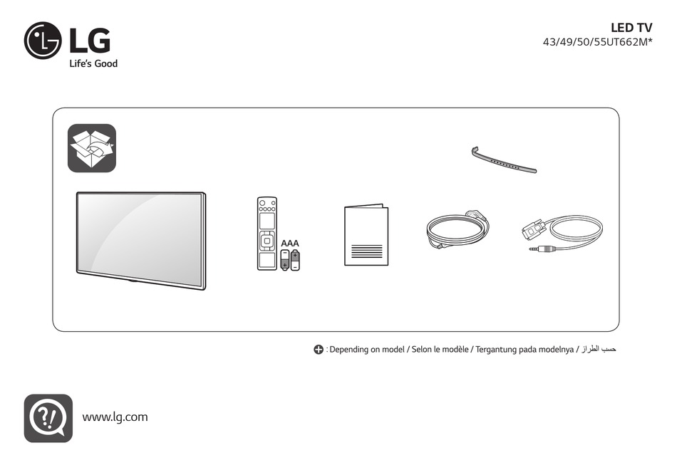 LG 43UT662M SERIES OWNER'S MANUAL Pdf Download ManualsLib