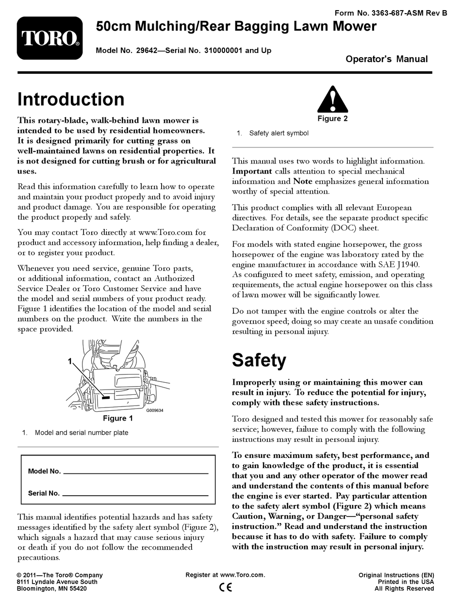 TORO 29642 OPERATOR'S MANUAL Pdf Download ManualsLib
