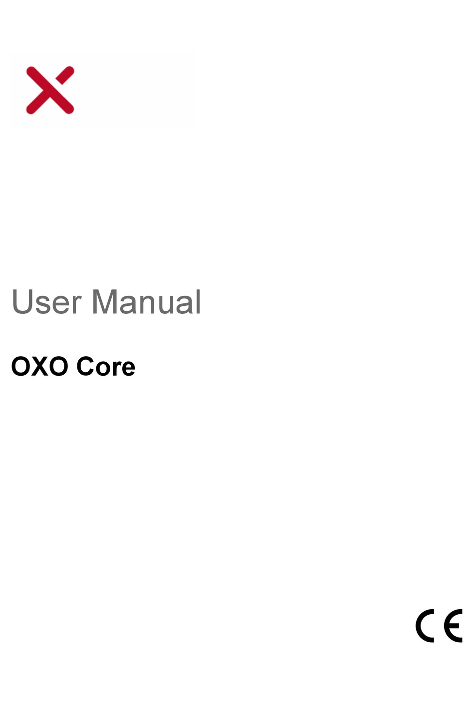 OXO CORE USER MANUAL Pdf Download ManualsLib