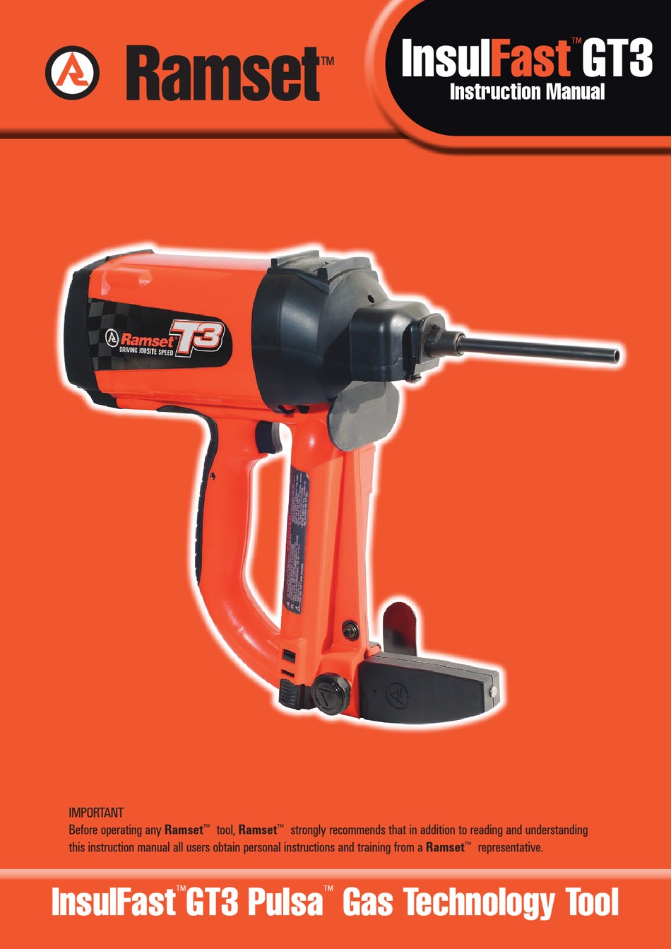 RAMSET INSULFAST GT3 INSTRUCTION MANUAL Pdf Download ManualsLib