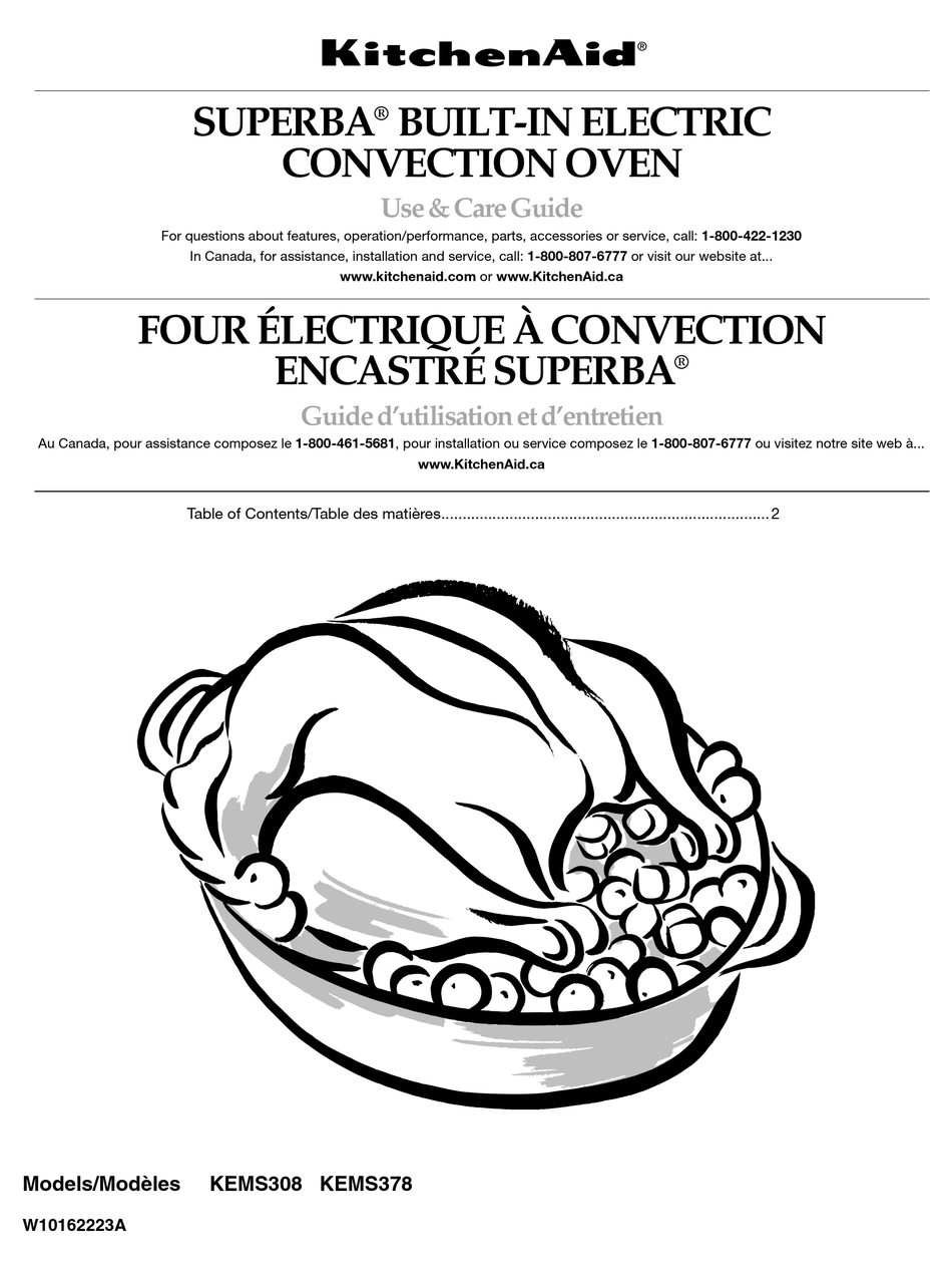 KITCHENAID SUPERBA KEMS378 USE & CARE MANUAL Pdf Download ManualsLib