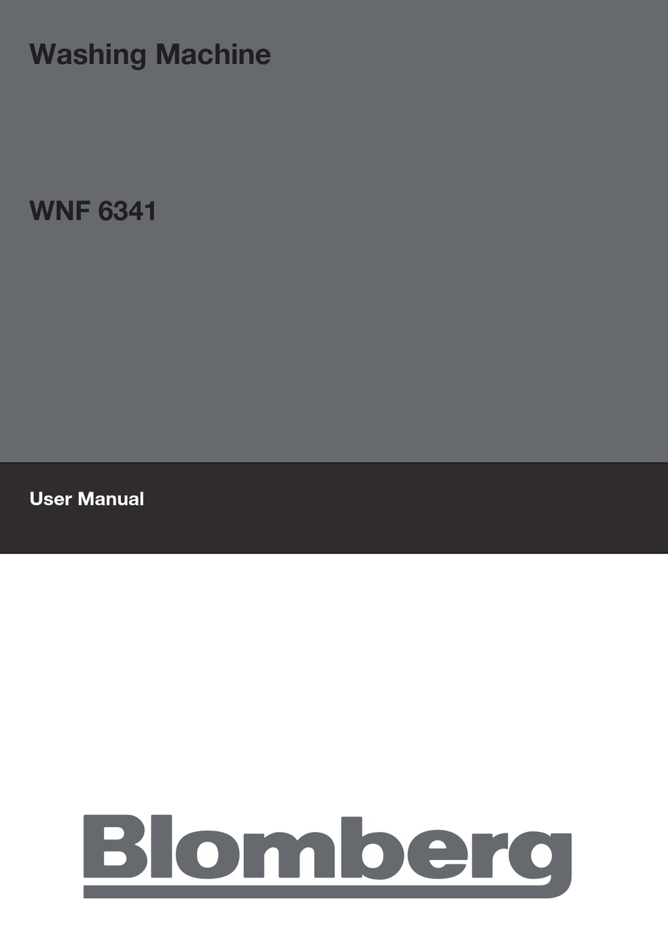 BLOMBERG WNF 6341 USER MANUAL Pdf Download | ManualsLib