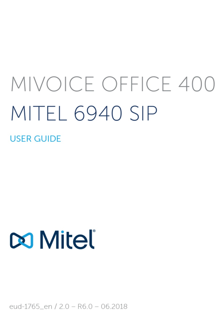MITEL 6940 SIP USER MANUAL Pdf Download ManualsLib
