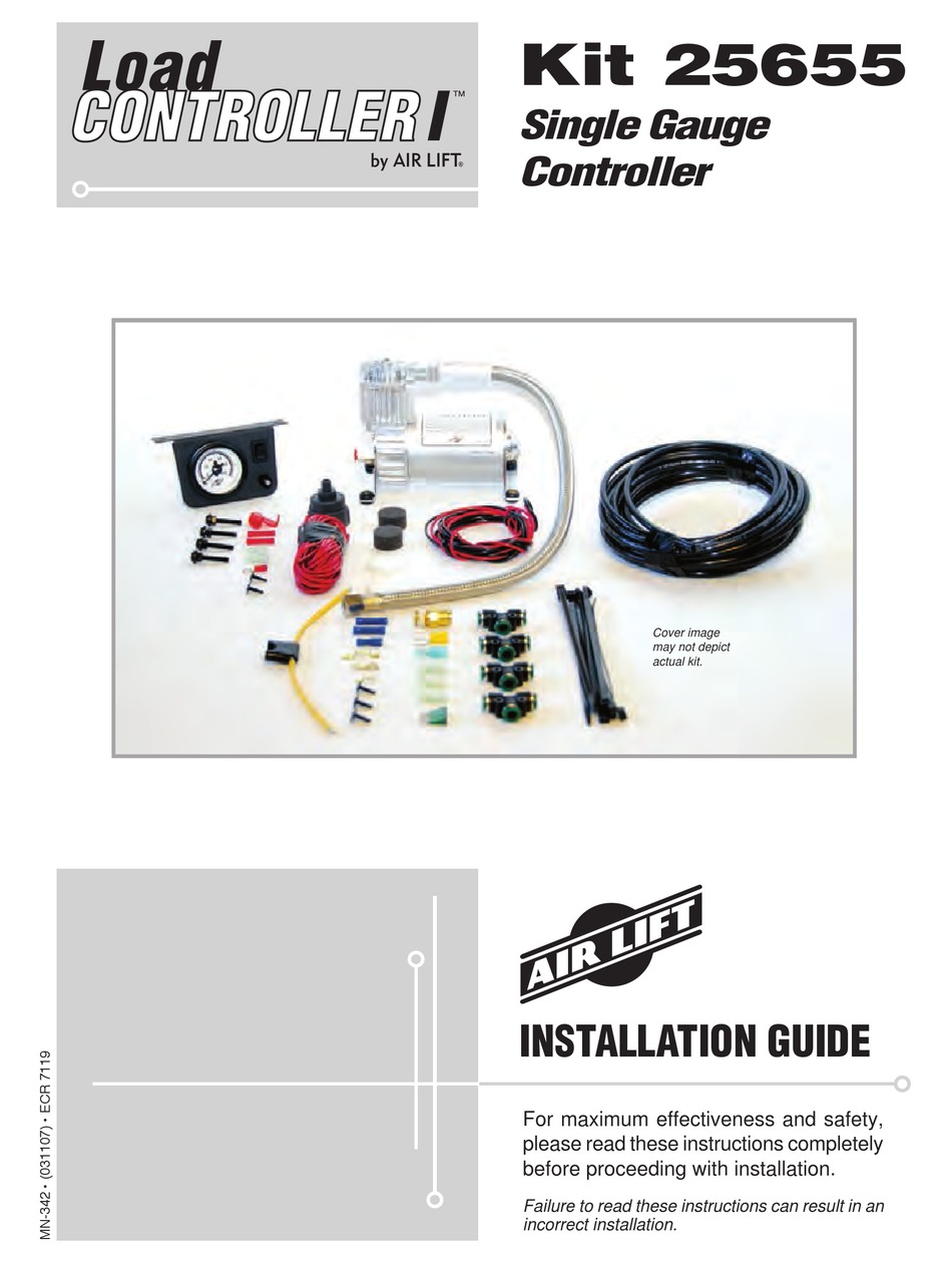 AIR LIFT LOAD CONTROLLER I 25655 INSTALLATION MANUAL Pdf Download