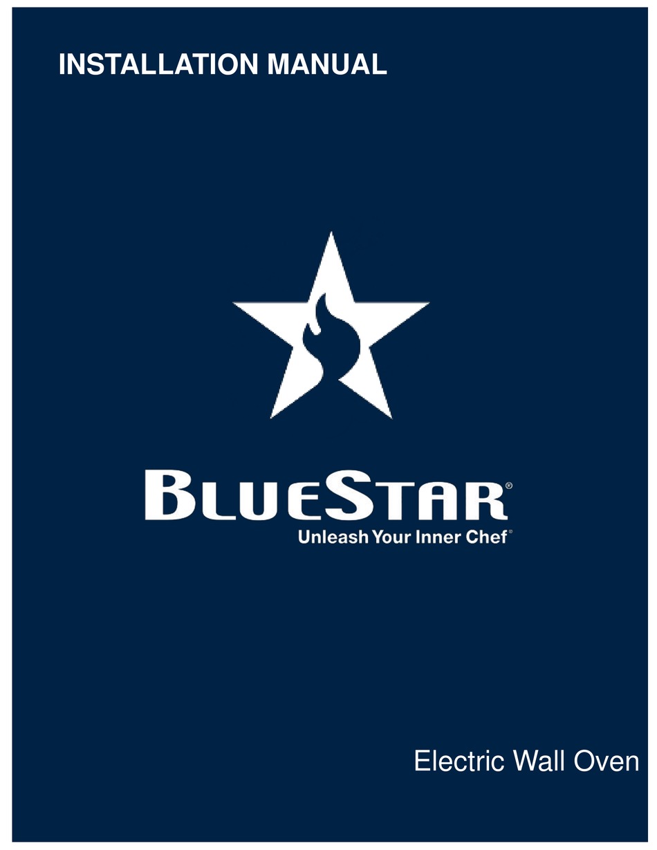 BLUESTAR BSEWO30DDV3CF INSTALLATION MANUAL Pdf Download ManualsLib