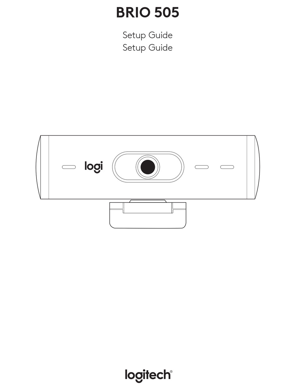 LOGITECH BRIO 505 SETUP MANUAL Pdf Download ManualsLib