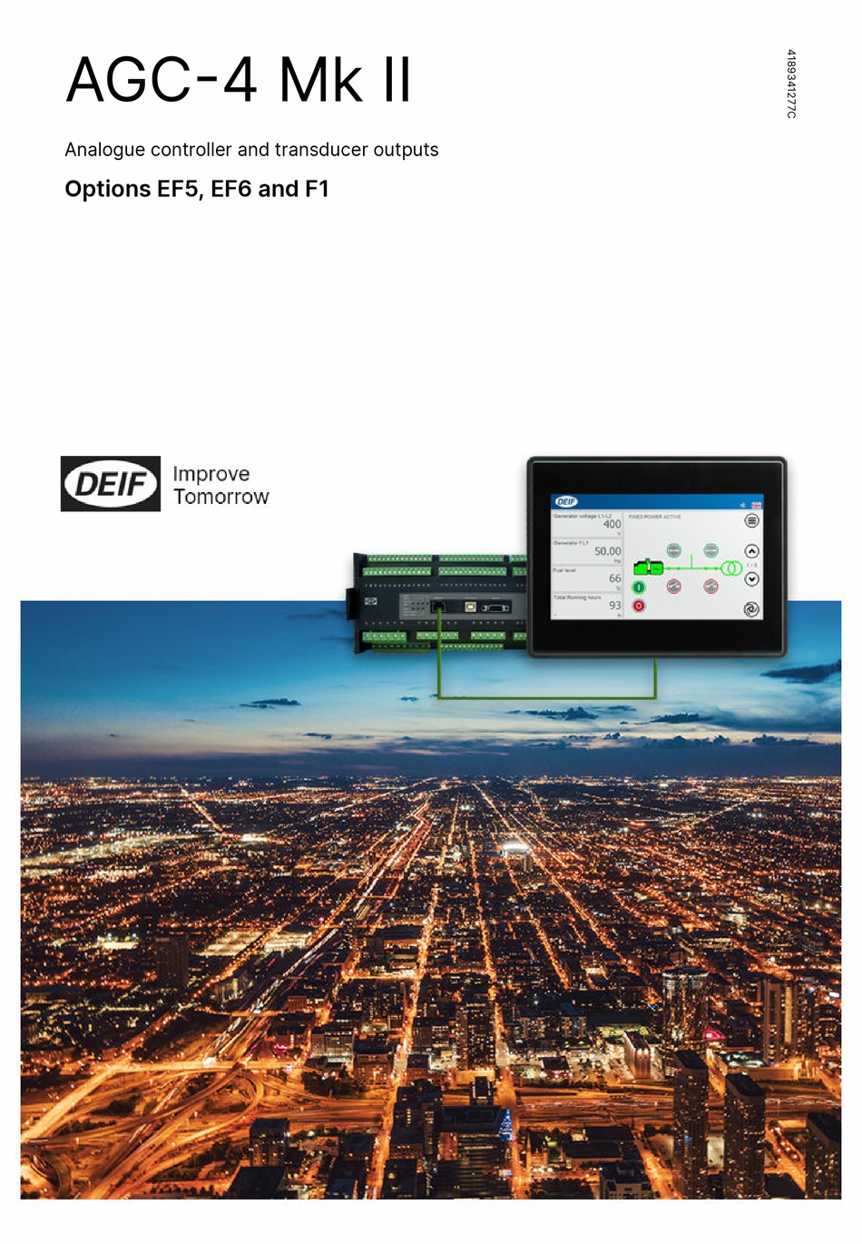 DEIF AGC4 MK II QUICK START MANUAL Pdf Download ManualsLib