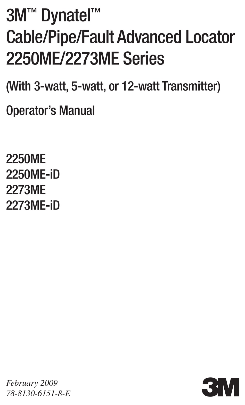 3M DYNATEL 2273ME SERIES OPERATOR