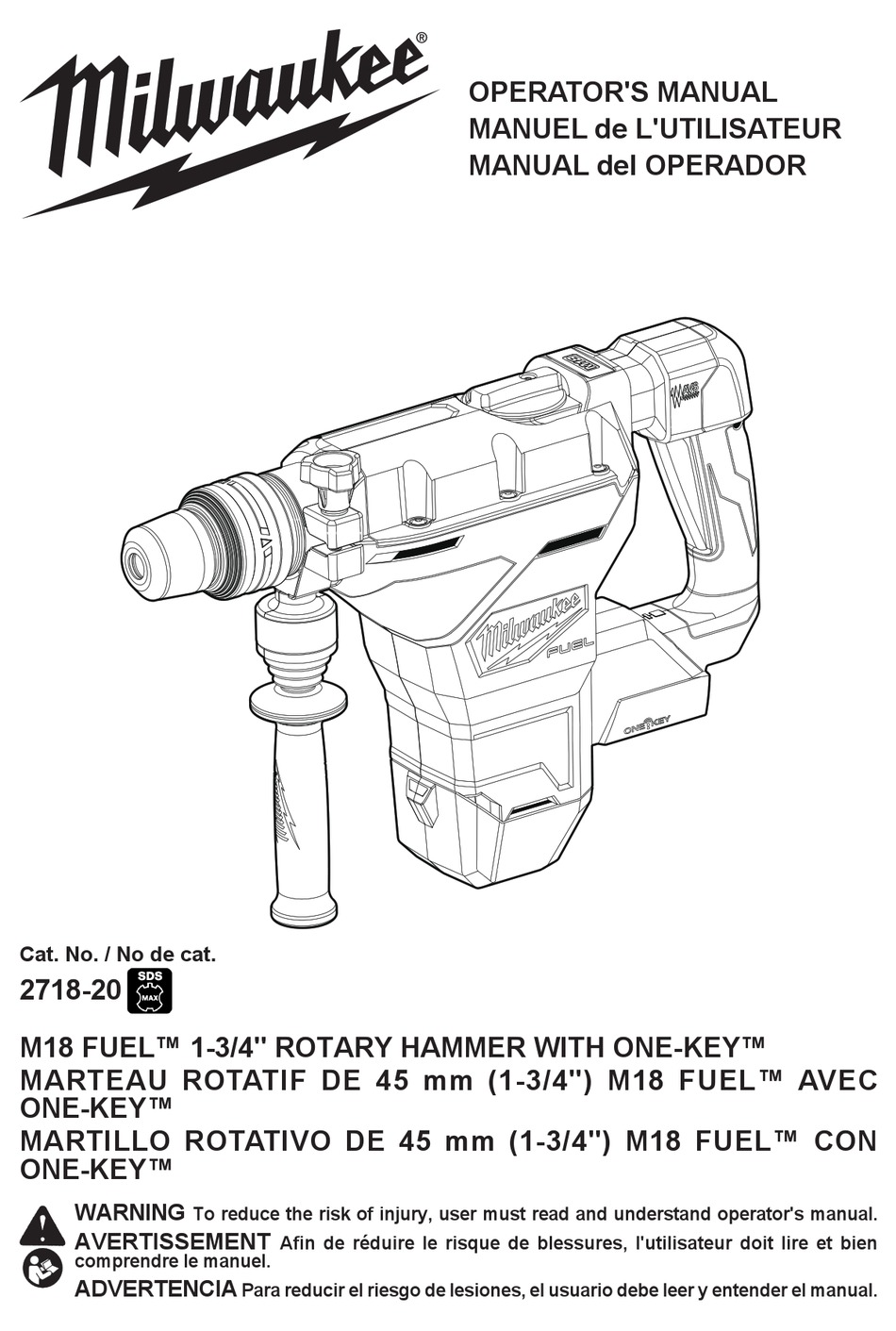 MILWAUKEE M18 FUEL 271820 OPERATOR