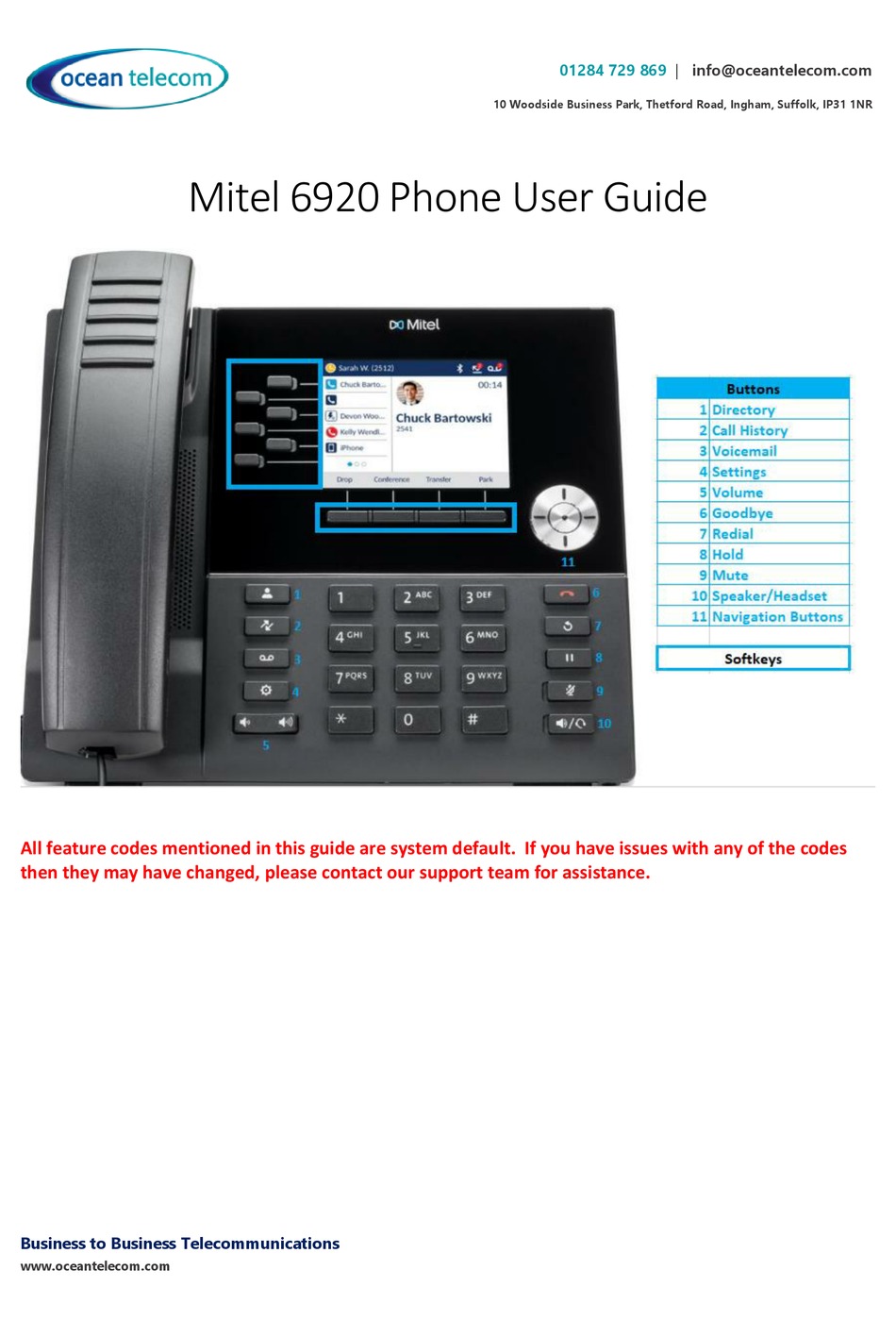 MITEL 6920 USER MANUAL Pdf Download ManualsLib