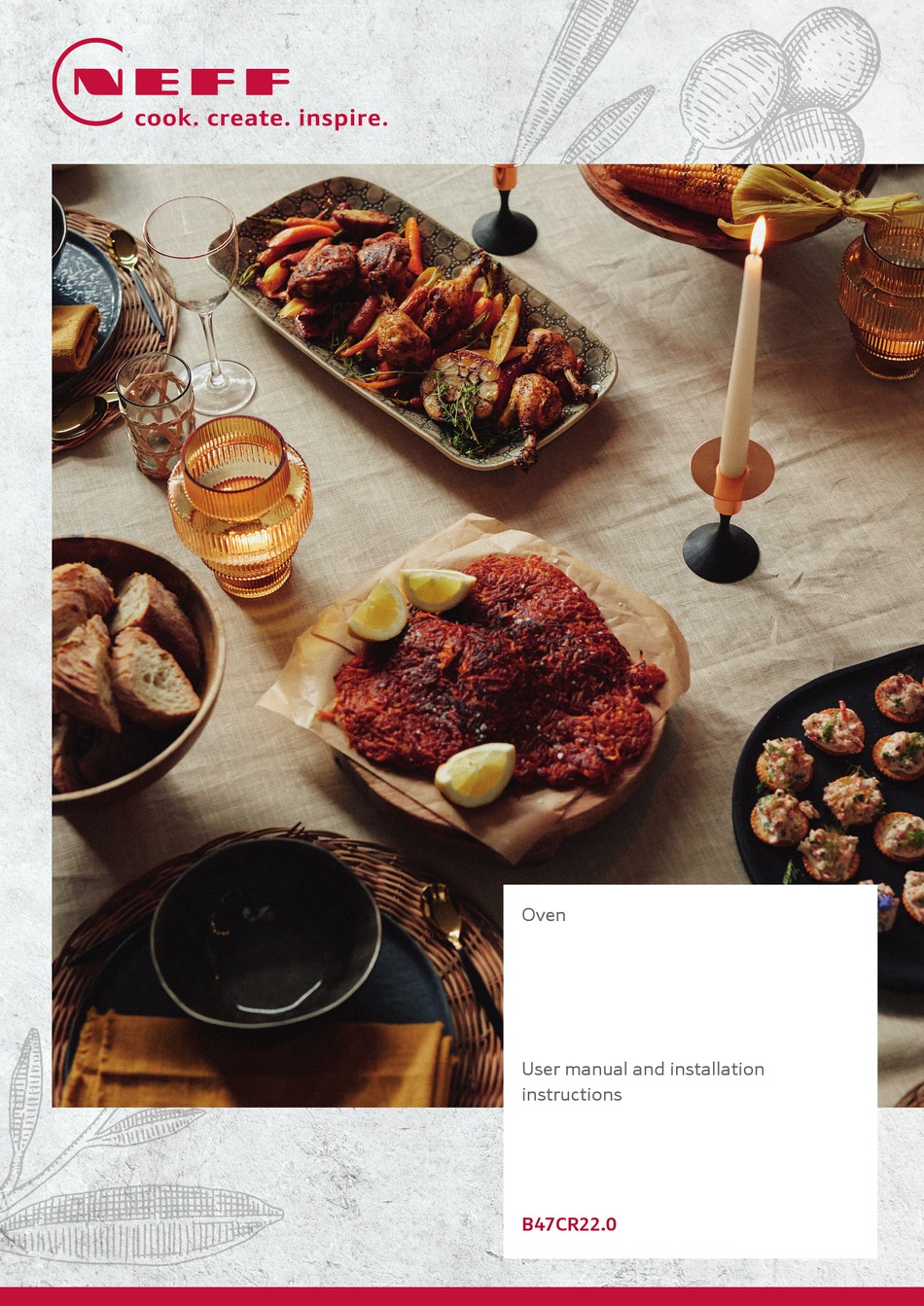 NEFF B47CR22 0 SERIES USER MANUAL AND INSTALLATION INSTRUCTIONS Pdf