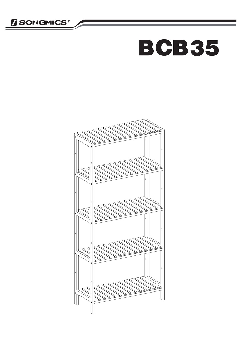 SONGMICS BCB35 ASSEMBLY INSTRUCTIONS MANUAL Pdf Download ManualsLib