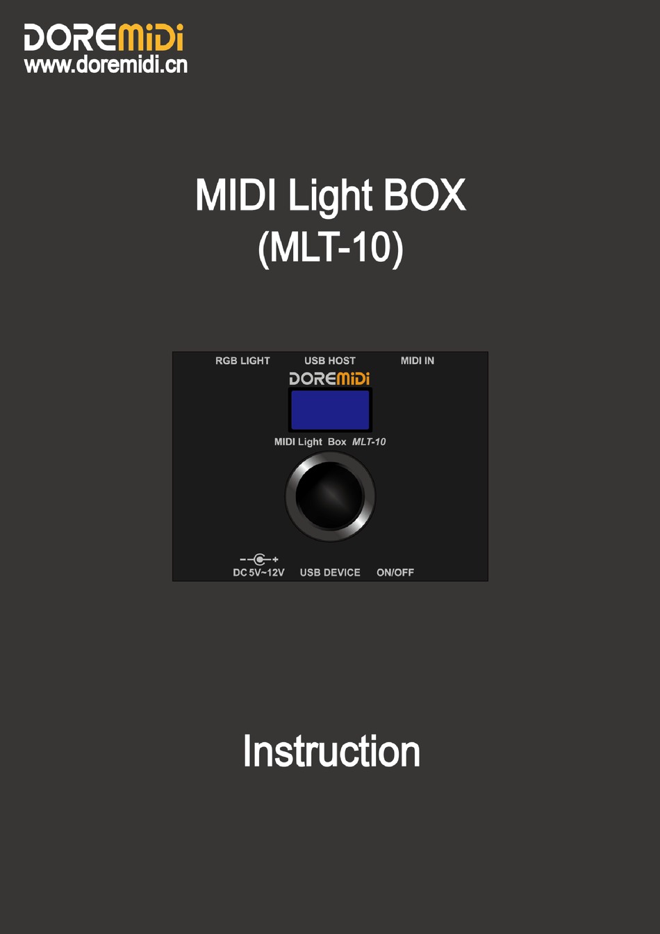 DOREMIDI MIDI LIGHT BOX INSTRUCTIONS MANUAL Pdf Download ManualsLib