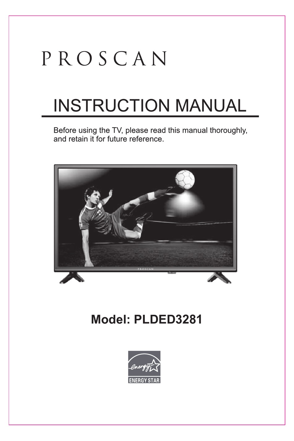 PROSCAN PLDED3281 INSTRUCTION MANUAL Pdf Download ManualsLib