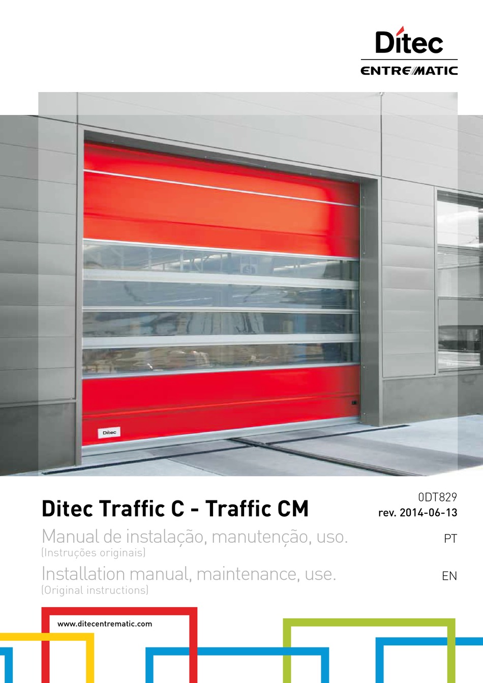 ENTREMATIC DITEC TRAFFIC C INSTALLATION MANUAL, MAINTENANCE, USE Pdf Download ManualsLib