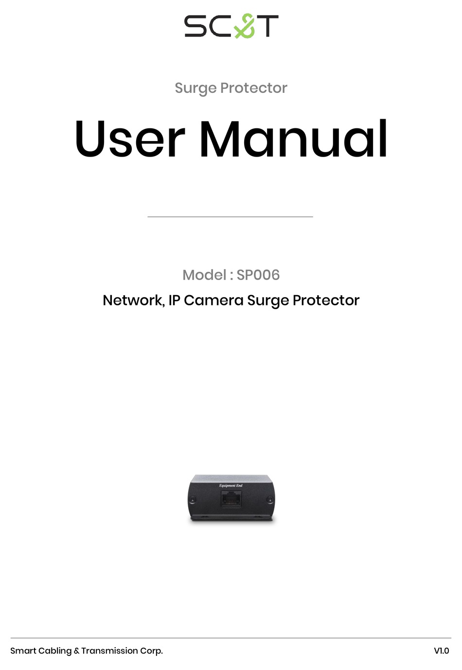 SC&T SP006 USER MANUAL Pdf Download | ManualsLib