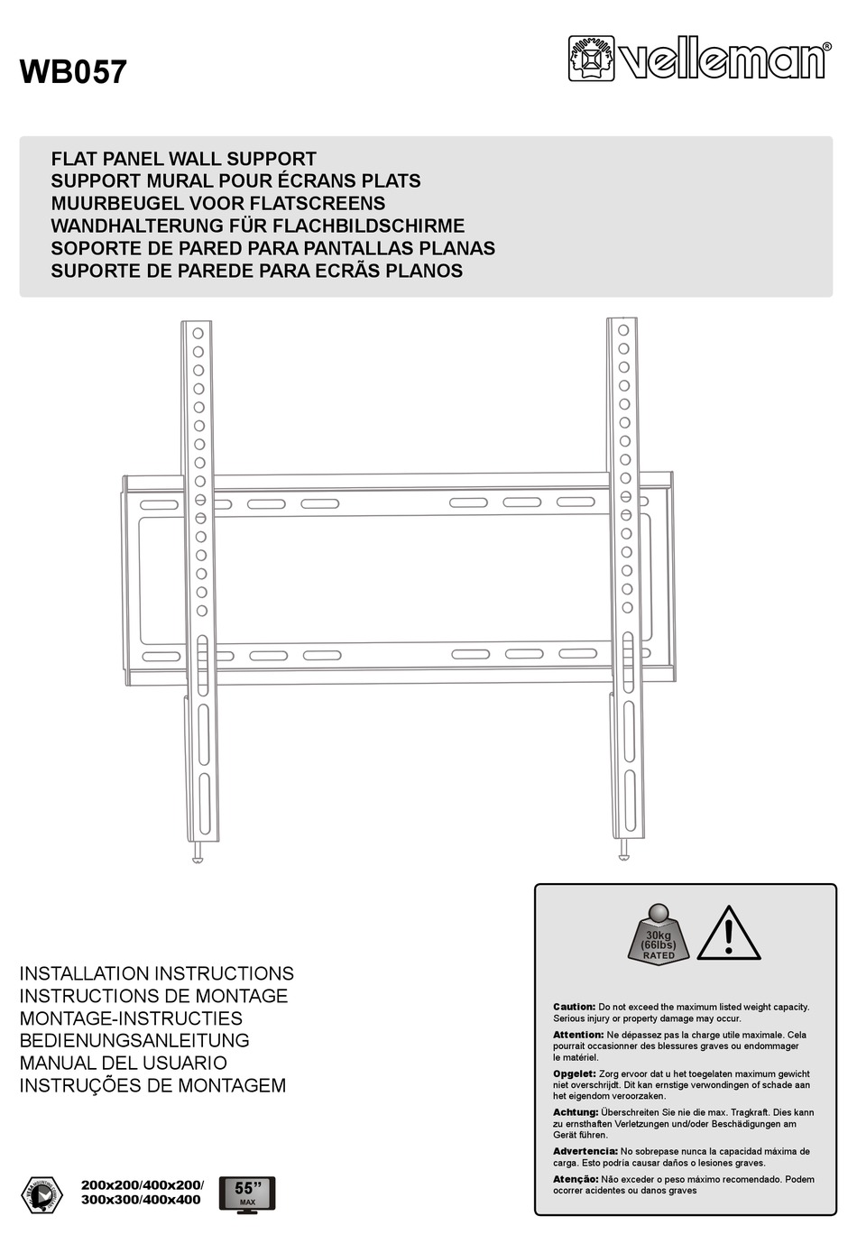 VELLEMAN WB057 INSTALLATION INSTRUCTIONS MANUAL Pdf Download ManualsLib