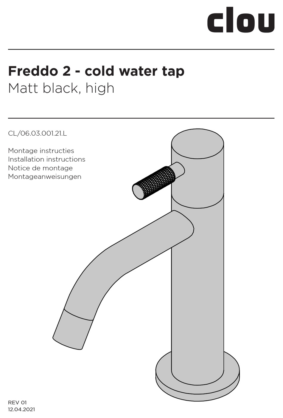 Clou Freddo Cl L Installation Instructions Manual Pdf Download Manualslib