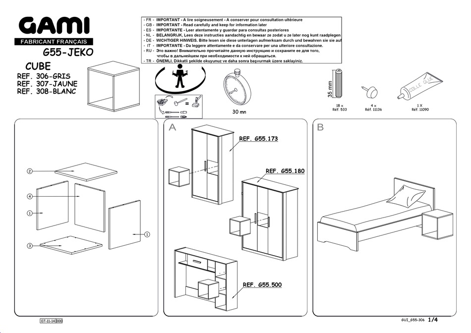 GAMI G55JEKO ASSEMBLY INSTRUCTIONS Pdf Download ManualsLib