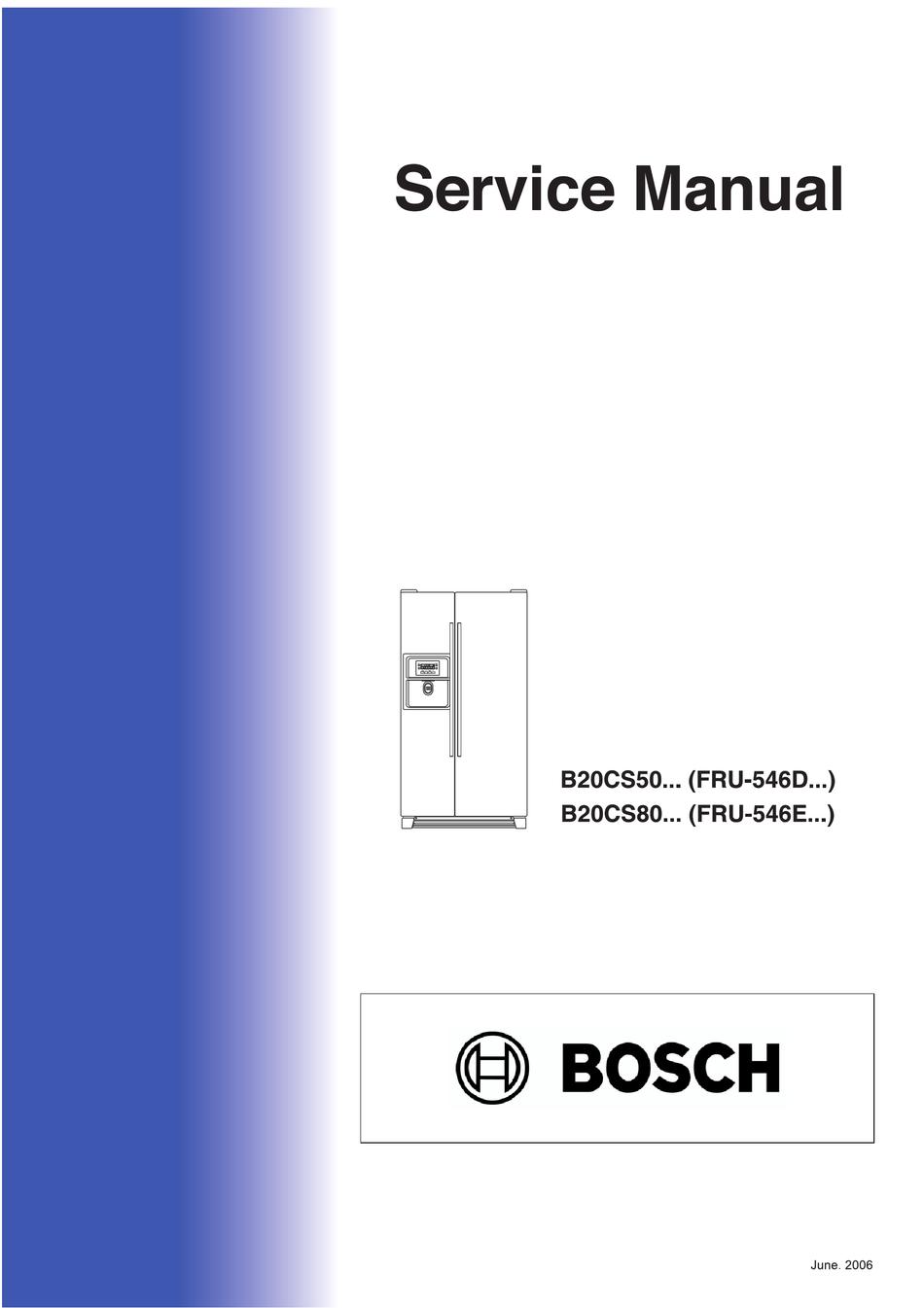 BOSCH B20CS50 SERIES SERVICE MANUAL Pdf Download | ManualsLib