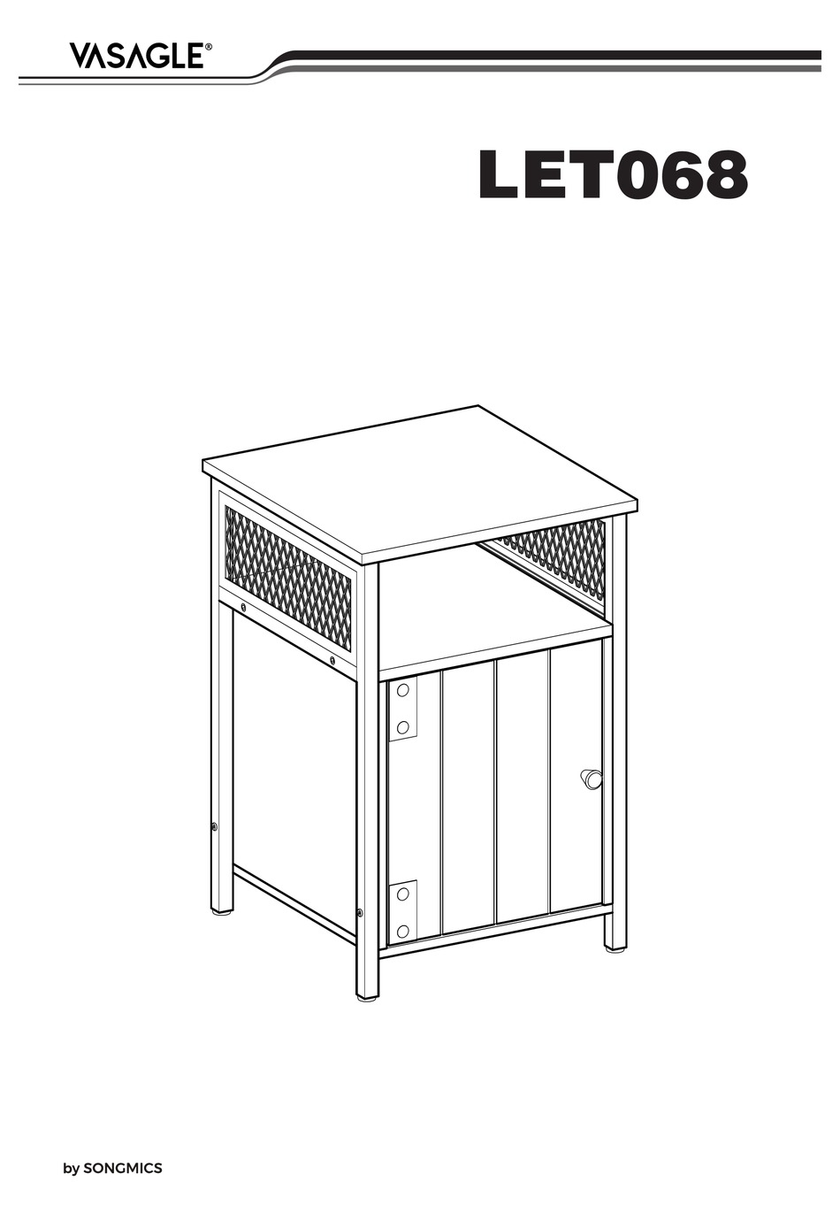 SONGMICS VASAGLE LET068 MANUAL Pdf Download ManualsLib