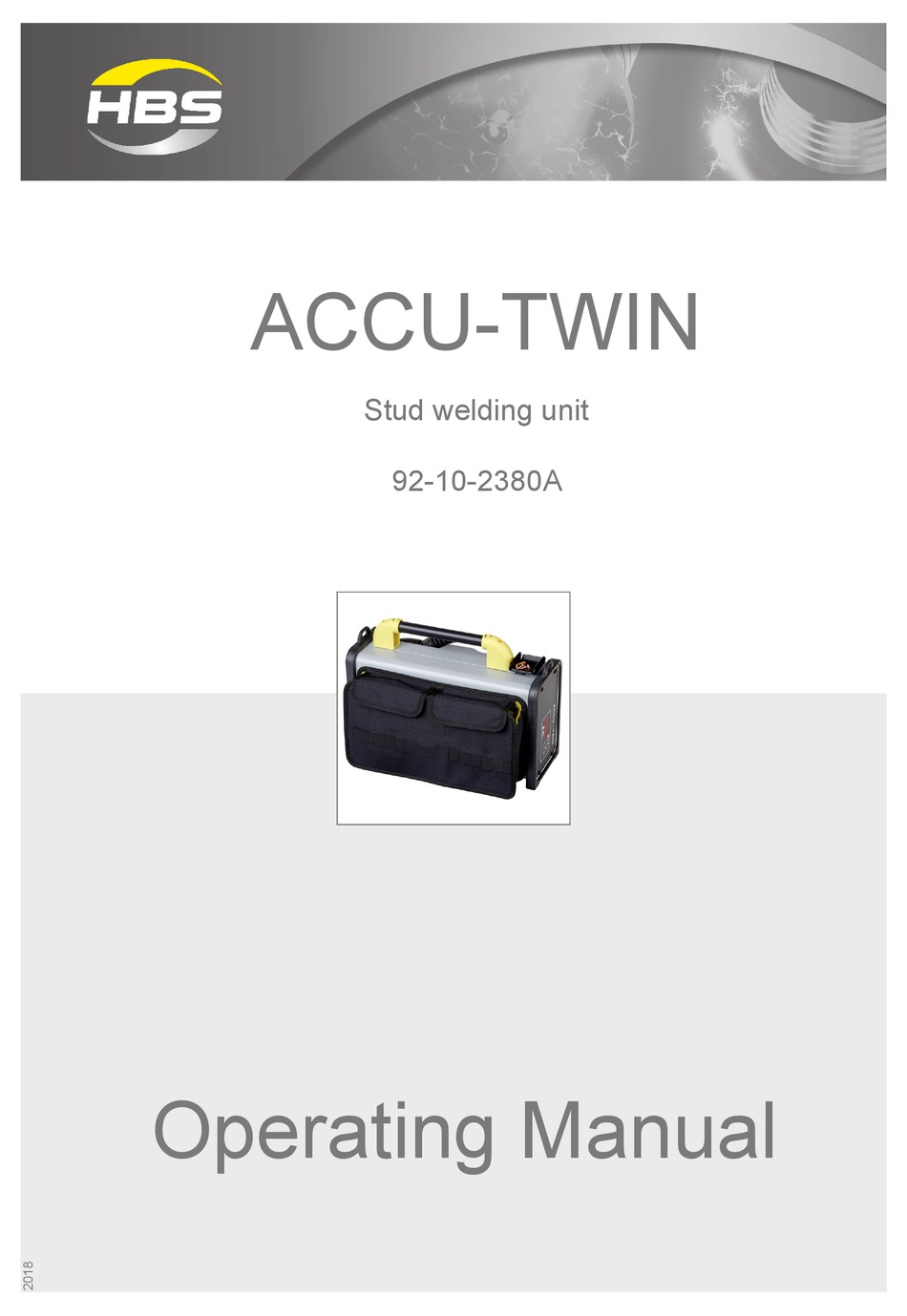 HBS ACCU-TWIN 92-10-2380A OPERATING MANUAL Pdf Download | ManualsLib