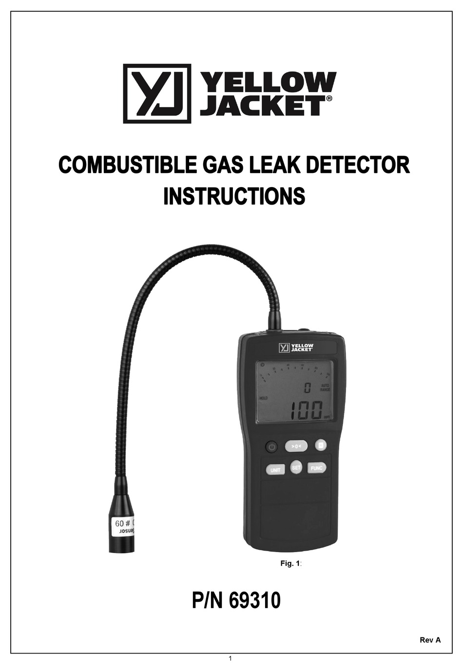 YELLOW JACKET 69310 INSTRUCTIONS Pdf Download ManualsLib