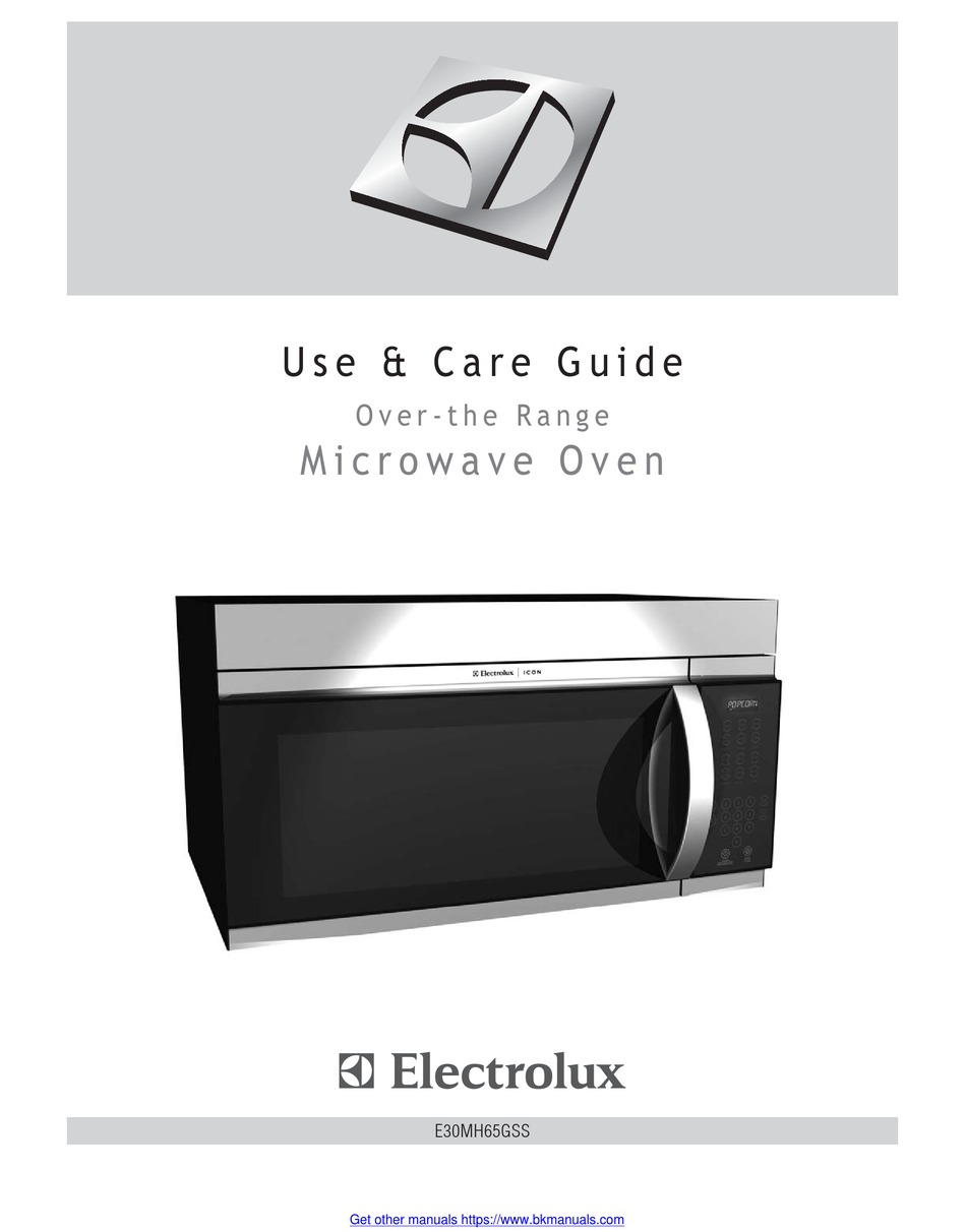 ELECTROLUX E30MH65GSS USE & CARE MANUAL Pdf Download ManualsLib