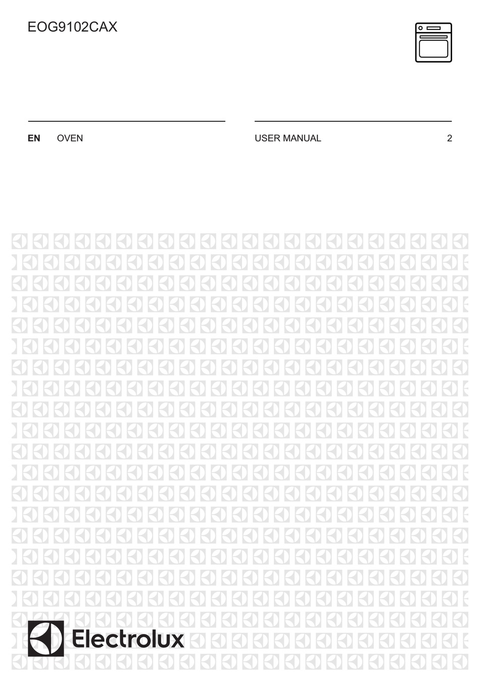 ELECTROLUX EOG9102CAX USER MANUAL Pdf Download ManualsLib
