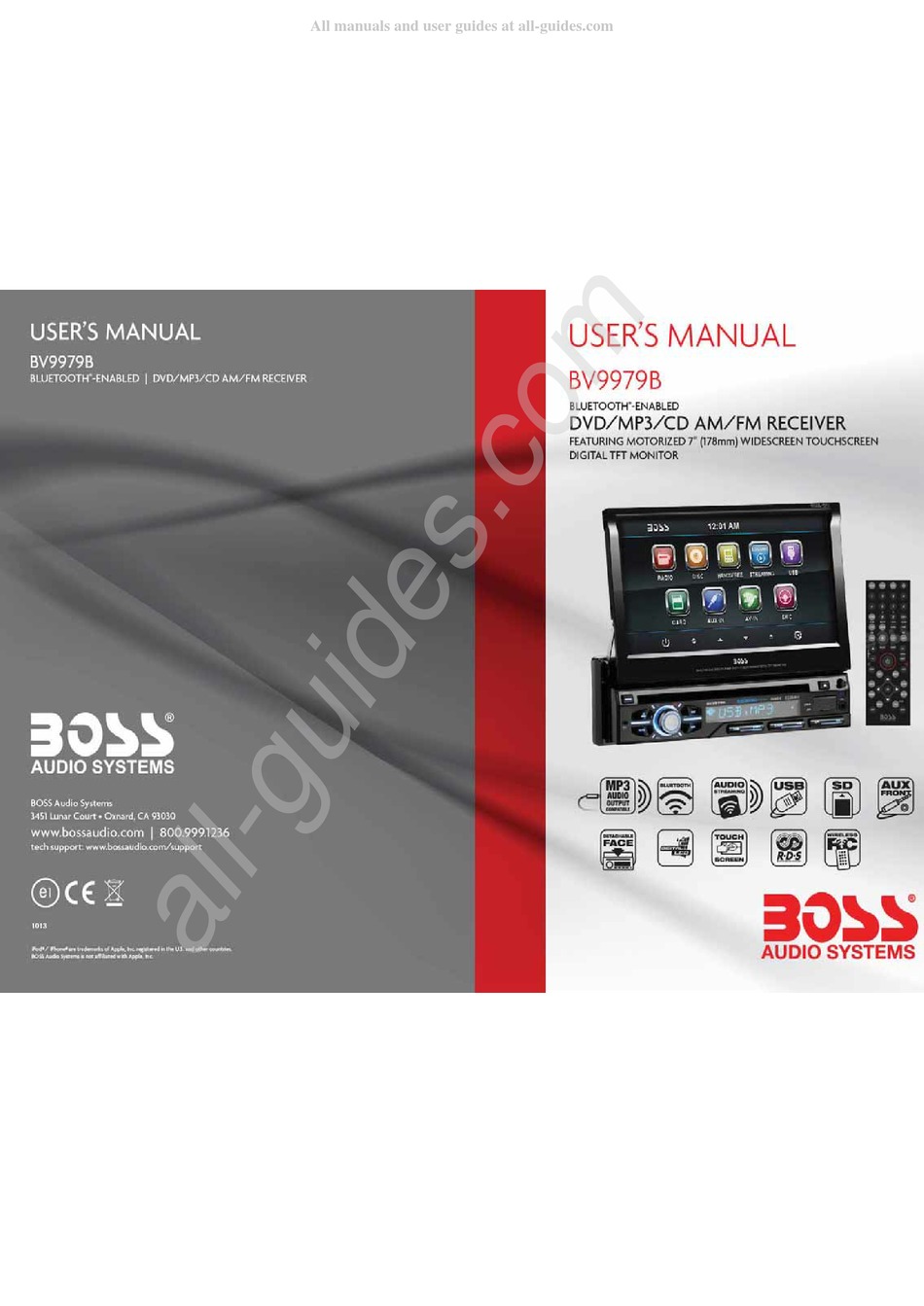 BOSS AUDIO SYSTEMS BV9979B USER MANUAL Pdf Download | ManualsLib