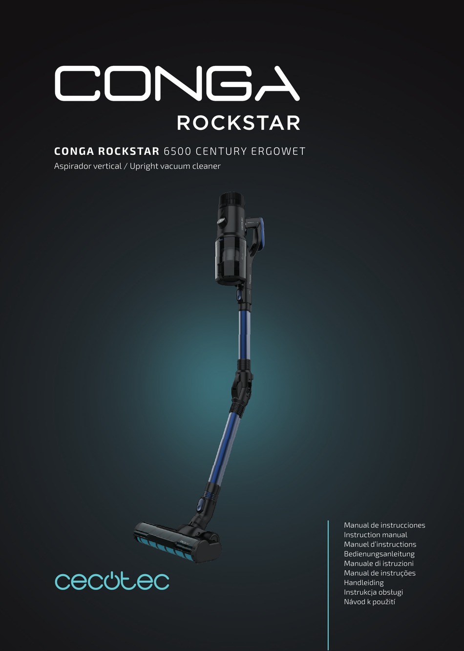 Digital motor vacuum Conga Rockstar 1500 Ultimate ErgoWet 