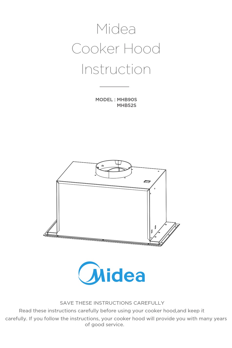 MIDEA MHB90S INSTRUCTIONS MANUAL Pdf Download | ManualsLib